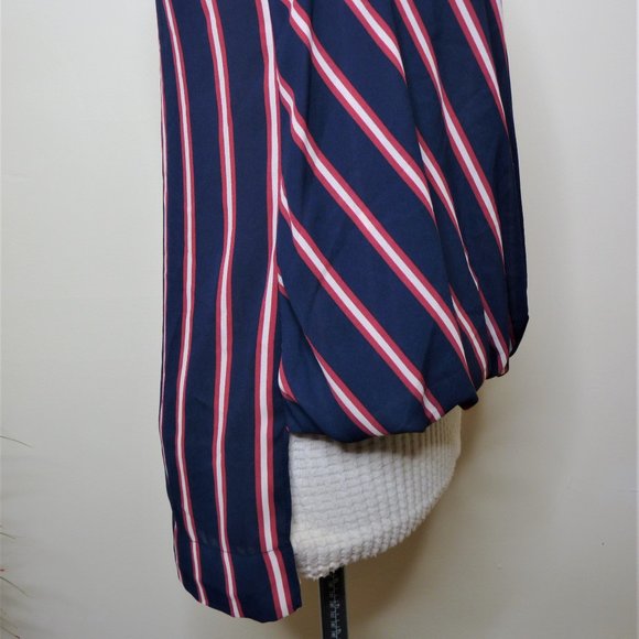 BCBG MaxAzria Hi/Low Striped Sleeveless Blouse - Picture 3 of 4
